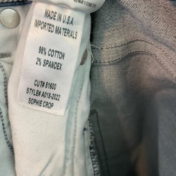 AGOLDE *FLAW* Sophie Crop Jeans 25 - Picture 4 of 8